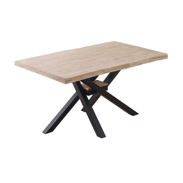 Mesa comedor industrial GAEL patas metal cruzadas