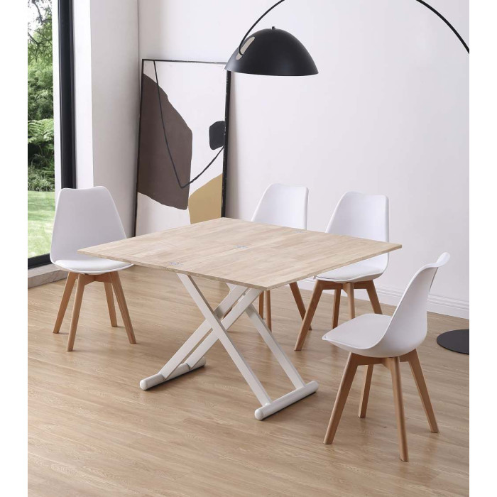 Mesa centro elevable y extensible XANA