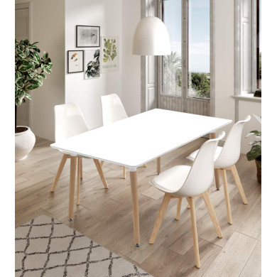 Mesa comedor extensible rectangular NÓRDICA Mesa comedor extensible rectangular NÓRDICA