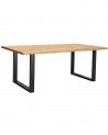 Mesa comedor industrial pata 'U' DERBY