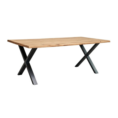 Mesa comedor industrial pata 'X' LINCOLN Mesa comedor industrial pata 'X' LINCOLN