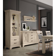 Vitrina alta de salón-comedor KAREN