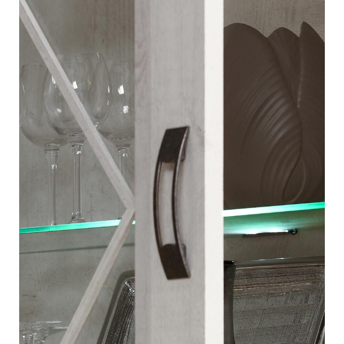 Vitrina alta de salón-comedor KAREN