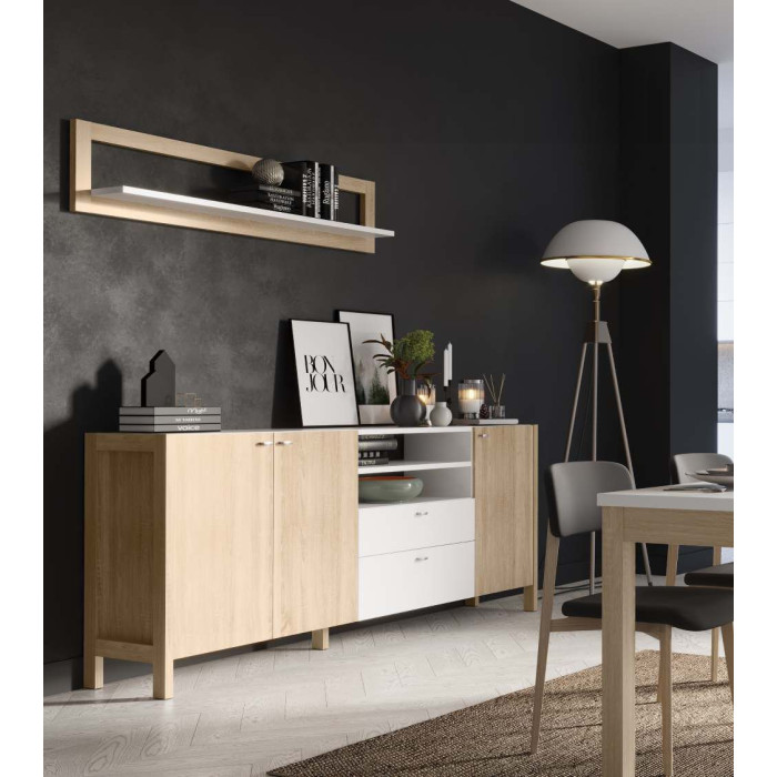 Estante pared BJORN estilo nórdico