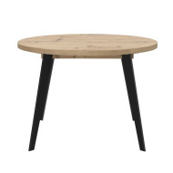 Mesa comedor redonda extensible industrial LOKI