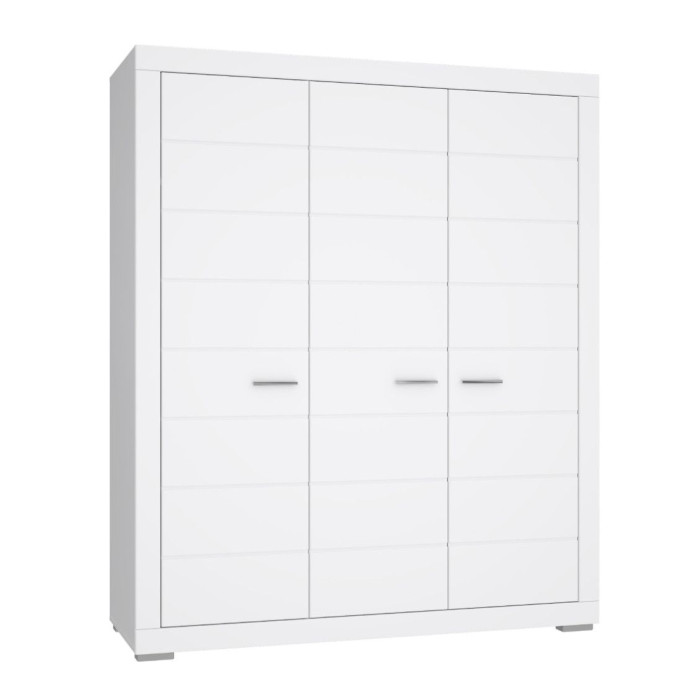 Armario ropero 3 puertas blanco SNOW
