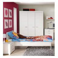 Armario ropero 3 puertas blanco SNOW