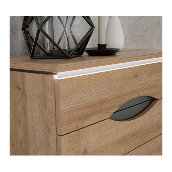 Sinfonier 6 cajones con luces led SATURN