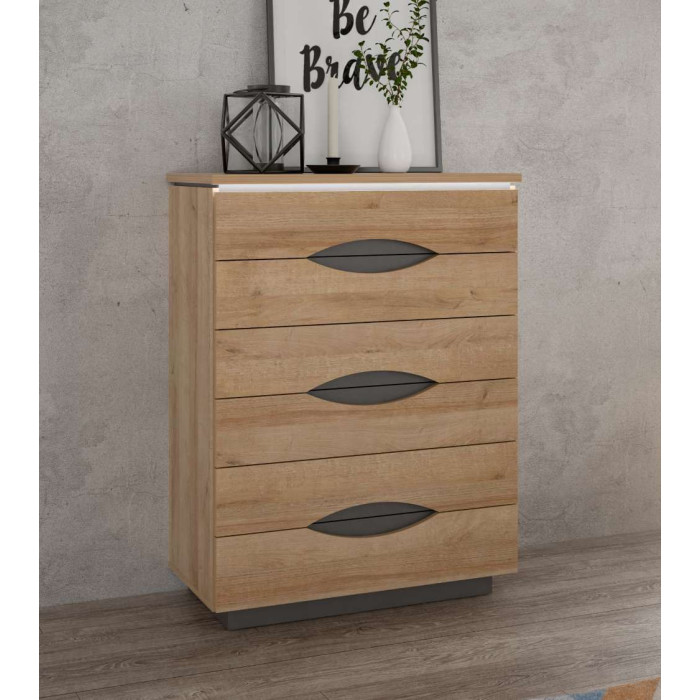 Sinfonier 6 cajones con luces led SATURN