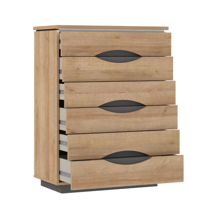 Sinfonier 6 cajones con luces led SATURN