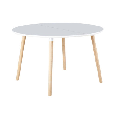 Mesa comedor redonda extensible NÓRDICA Mesa comedor redonda extensible NÓRDICA