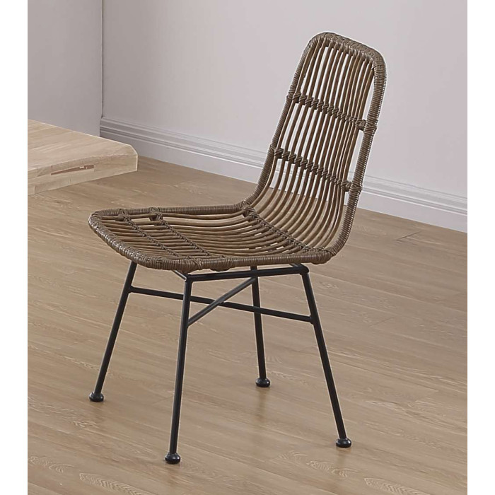 Pack 4 sillas de ratán BANGLI