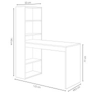 Mesa escritorio con estantería VITO