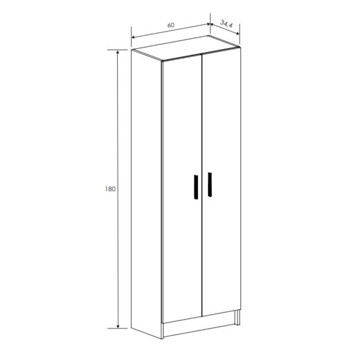 Armario Multiusos 2 Puertas AVA