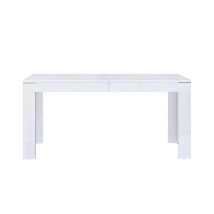 Mesa comedor extensible blanca SNOW