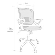 Silla escritorio BRUNA, giratoria, regulable Silla escritorio BRUNA, giratoria, regulable