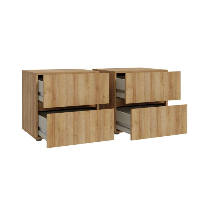 Set de 2 mesitas de noche LENY