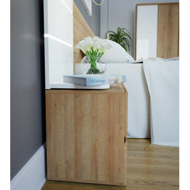 Set de 2 mesitas de noche LENY Set de 2 mesitas de noche LENY