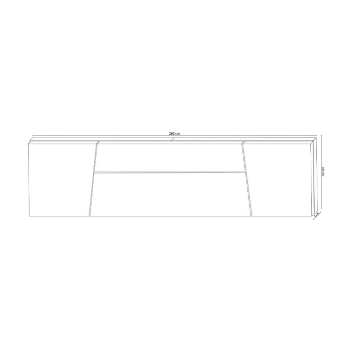 Cabecero 260 cm SILVA