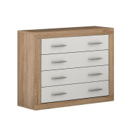 Cómoda dormitorio de 4 cajones JANA