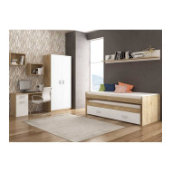 Cama compacta CHASE con cama extra + 2 cajones