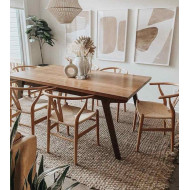 Silla madera diseño envolvente SALMA – Pack 2