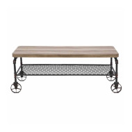 Mesa de centro Mateo - Mesa de centro rústica industrial