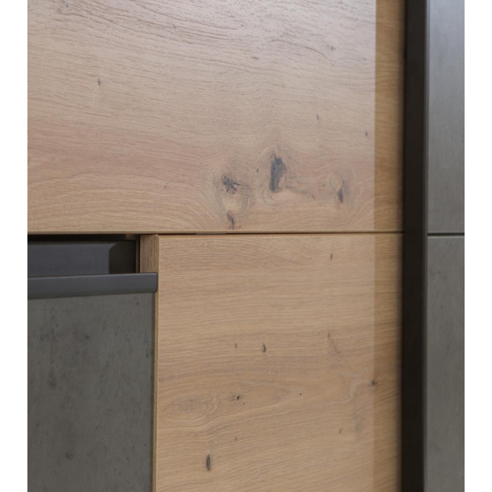 Armario ropero 200 cm puertas correderas + cajonera integrada WINTER2