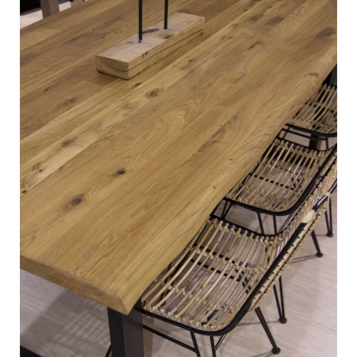 Mesa comedor industrial pata 'U' DERBY