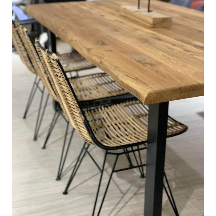 Mesa comedor industrial pata 'U' DERBY