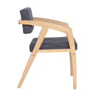 Silla de madera maciza NOVYK