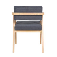 Silla de madera maciza NOVYK