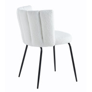 Pack de 4 sillas de comedor de borreguito NERTA