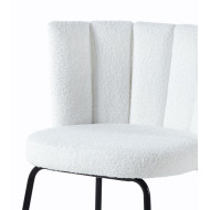 Pack de 4 sillas de comedor de borreguito NERTA