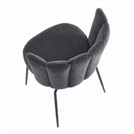 Pack de 4 sillas de comedor de borreguito NERTA