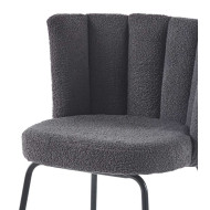 Pack de 4 sillas de comedor de borreguito NERTA