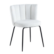 Pack de 4 sillas de comedor de borreguito NERTA