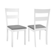 Pack 2 sillas blancas de cocina o comedor Seattle