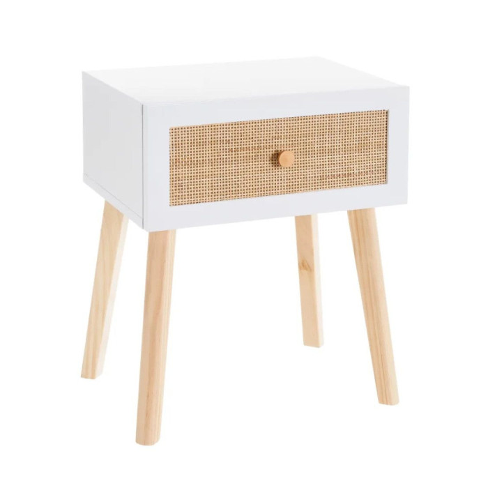 Mesita de noche de ratán SUSI