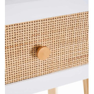 Mesita de noche de ratán SUSI