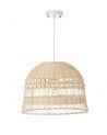 Lámpara de techo BIANCA, blanca de ratán | Cambia Tus Muebles Lámpara de techo BIANCA, blanca de ratán | Cambia Tus Muebles