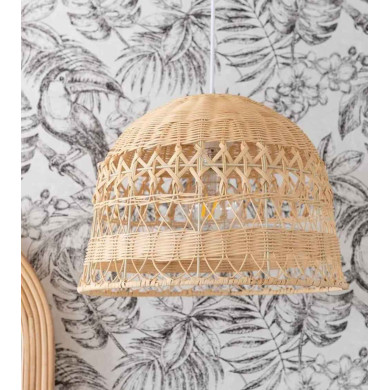 Lámpara de techo BIANCA, blanca de ratán | Cambia Tus Muebles Lámpara de techo BIANCA, blanca de ratán | Cambia Tus Muebles