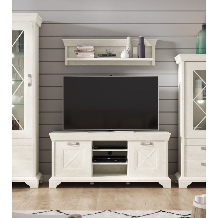 Estante de pared KAREN rústico moderno