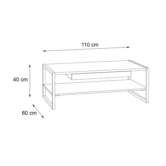 Mesa centro industrial FRANK