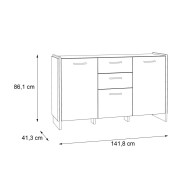 Mueble aparador estilo industrial FRANK