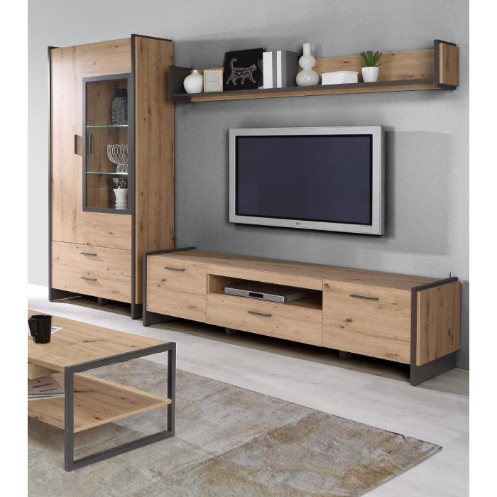 Mueble de TV de estilo industrial FRANK