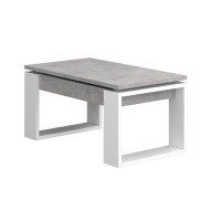 Mesa centro elevable RUBI estilo industrial | Cambia Tus Muebles