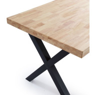 Mesa de comedor industrial DAREK pata X