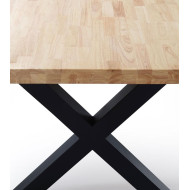 Mesa de comedor industrial DAREK pata X