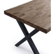 Mesa de comedor industrial DAREK pata X